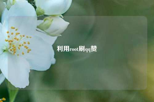 利用root刷qq赞
